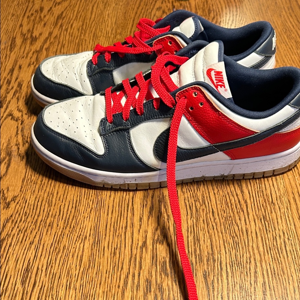 Nike Red White and Blue shoes